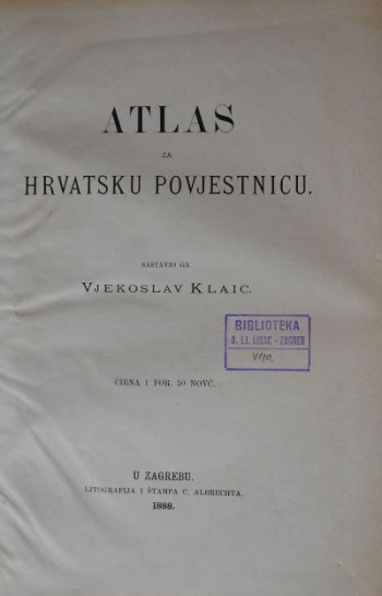 Atlas za hrvatsku povjestnicu